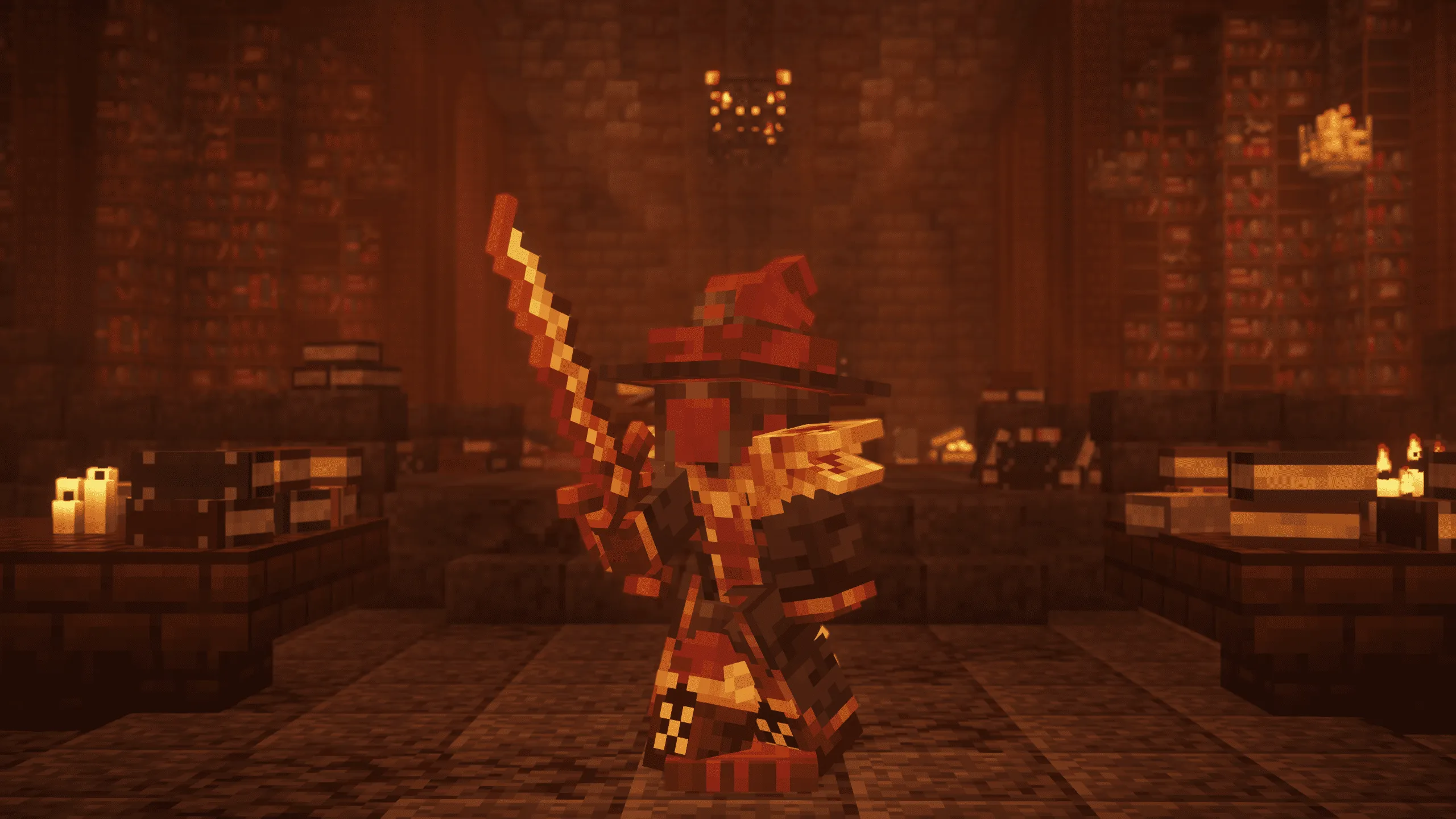 Iron's Spells Weapons Reimagined — скриншот 8 (Текстуры, Minecraft)
