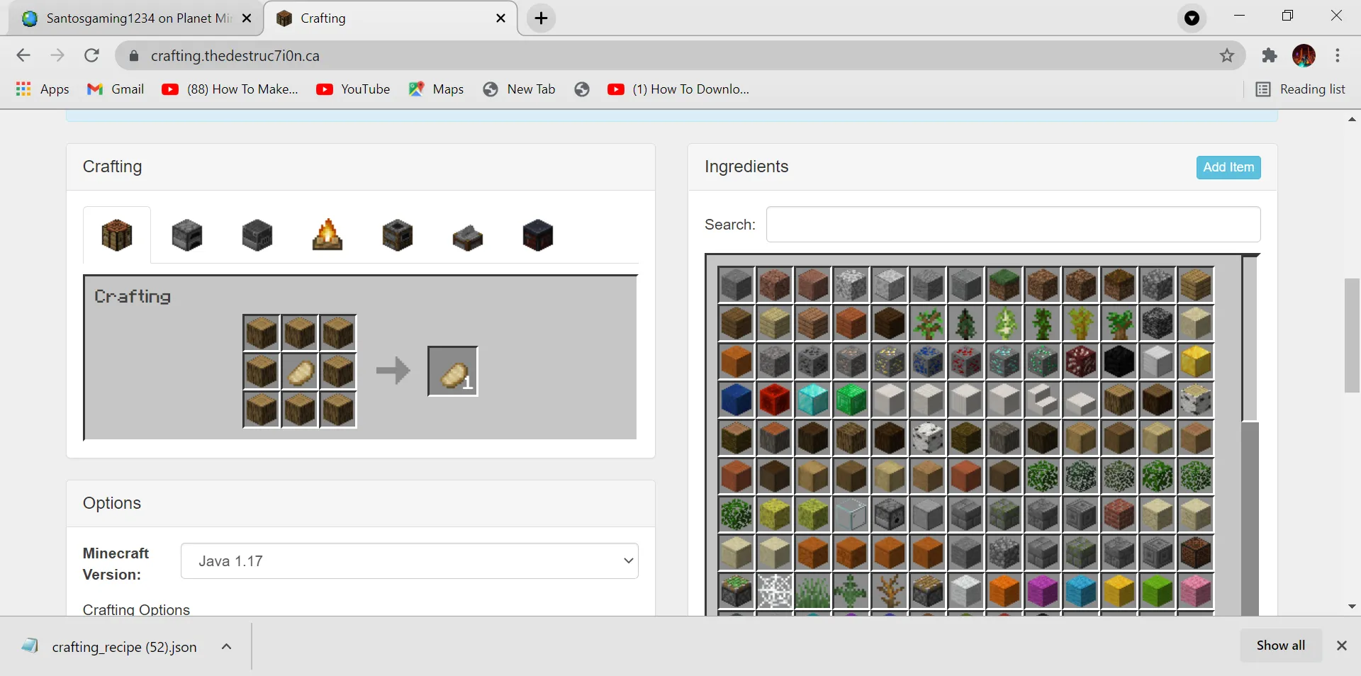 Combine And Upgrade Structures And Craftable Custom Tree, Моды, Minecraft