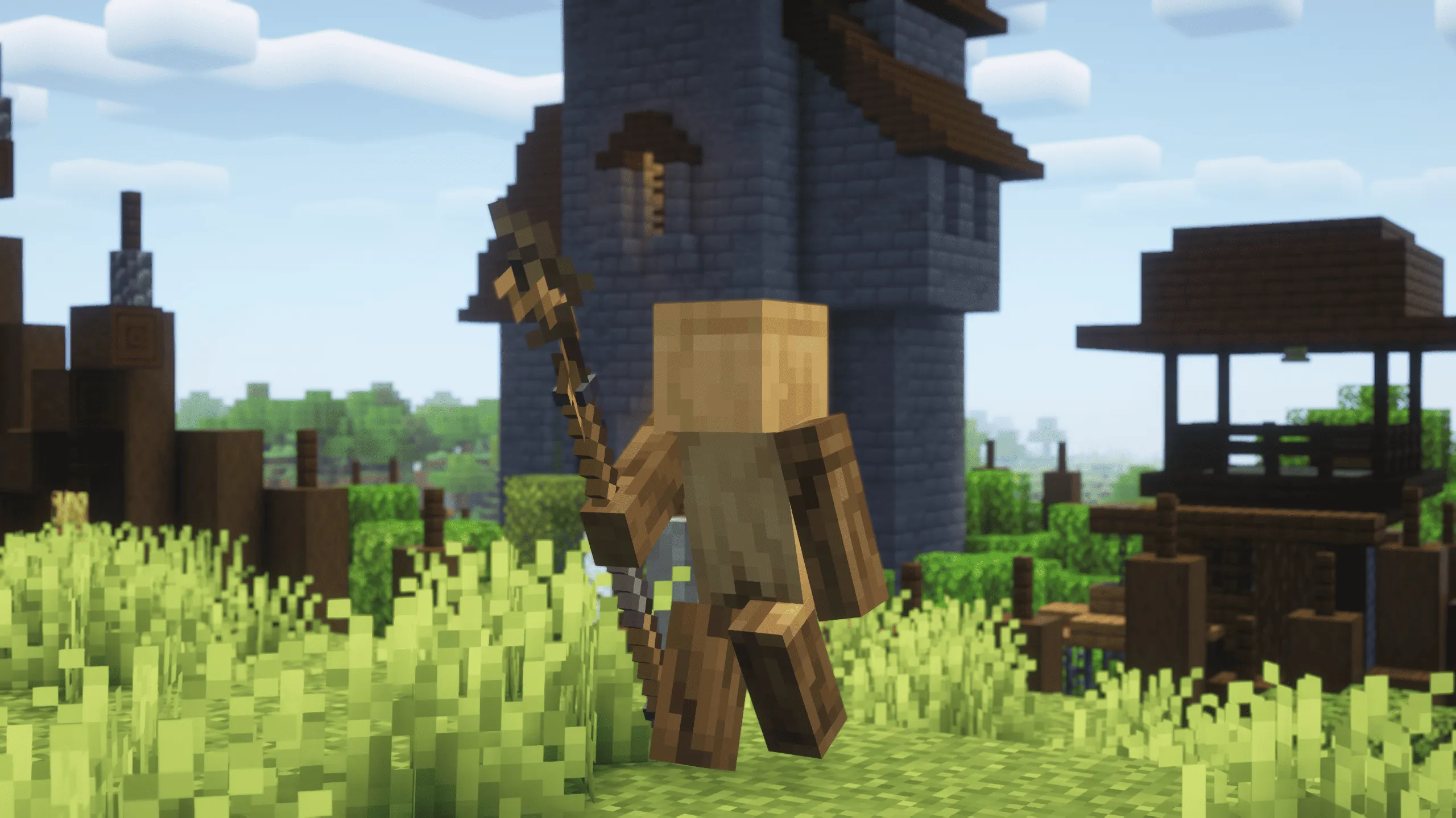 Iron's Spells Weapons Reimagined — скриншот 4 (Текстуры, Minecraft)