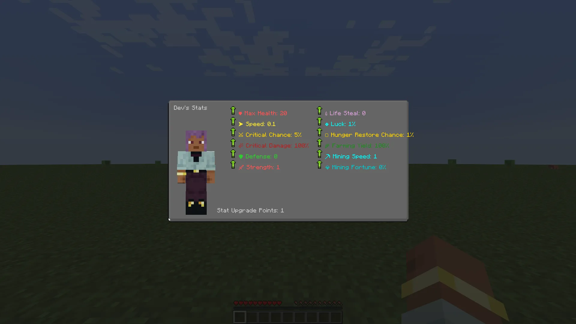 Statcraft, Моды, Minecraft