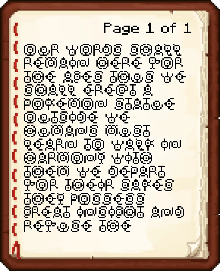 Unown Font, Моды, Minecraft