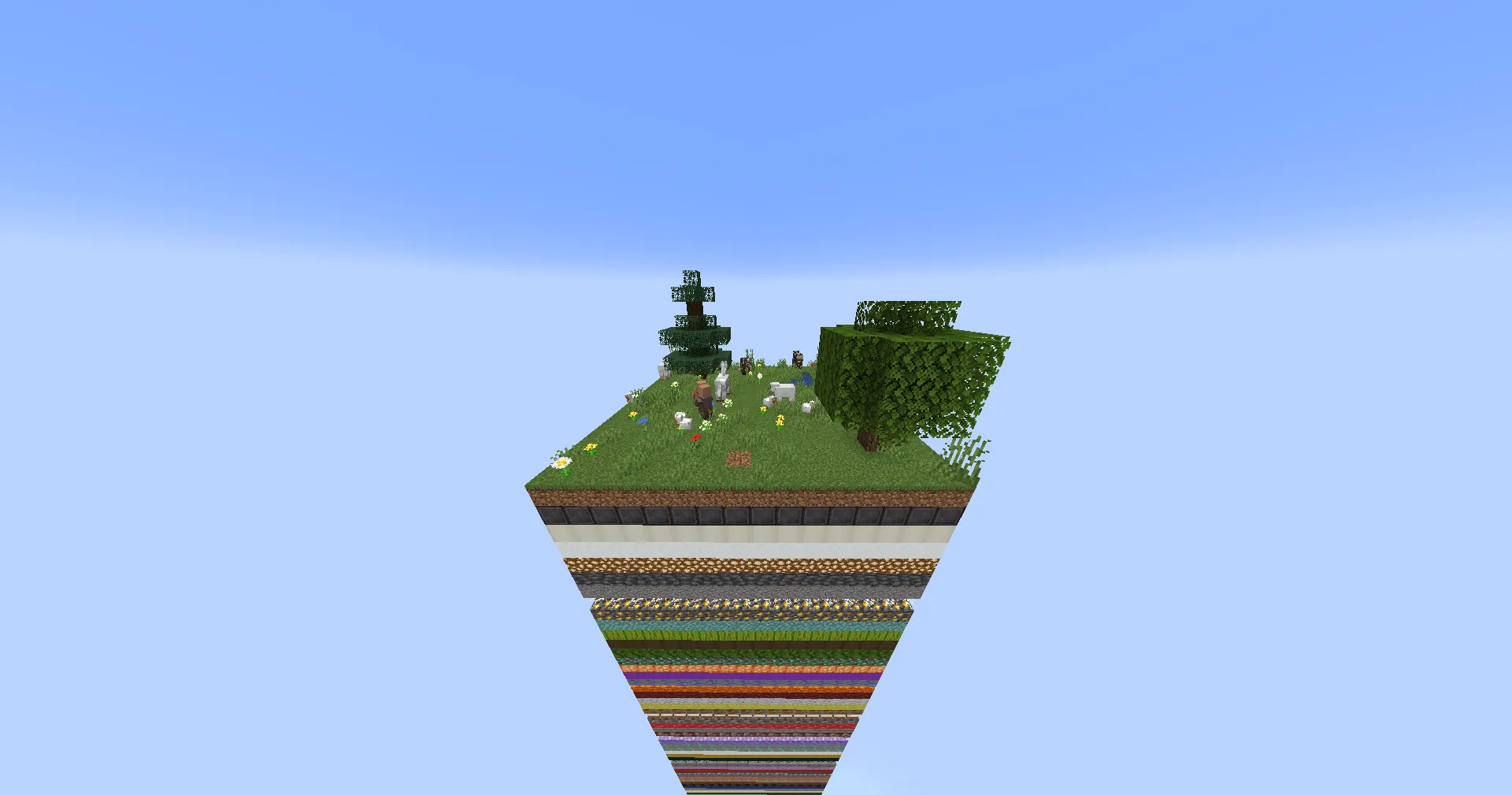 Random Layer One Chunk Challenge [Survival Map], Карты, Minecraft