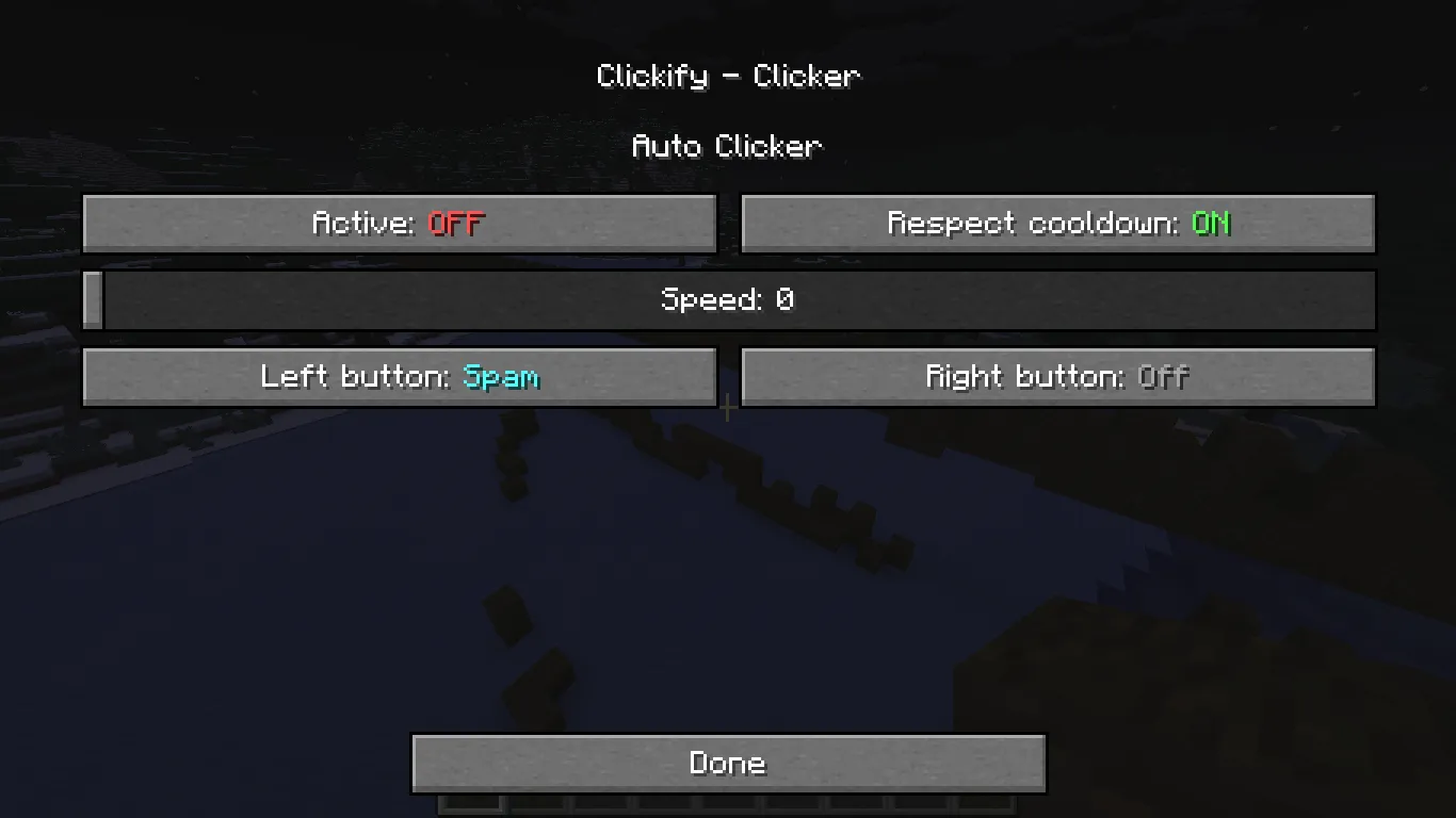 Clickify — скриншот 1 (Моды, Minecraft)