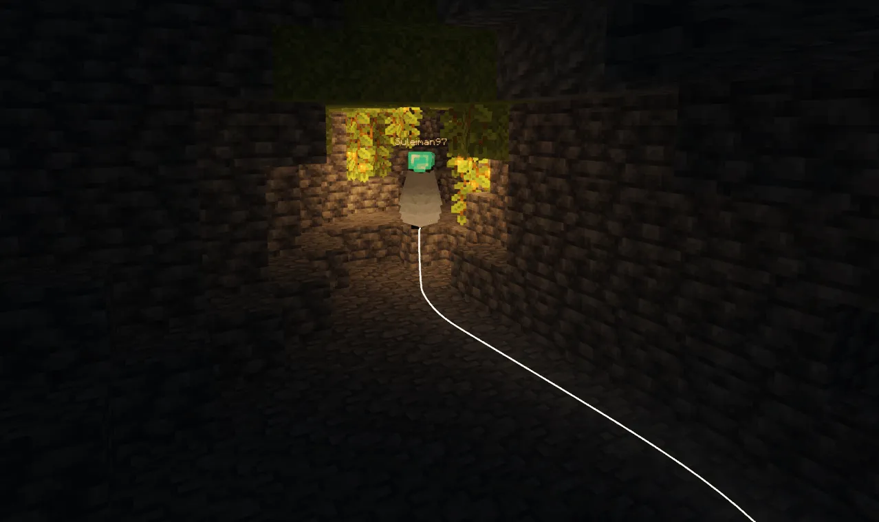 Player Trails — скриншот 1 (Моды, Minecraft)