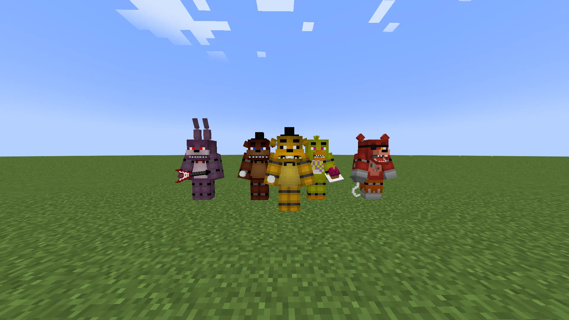 MNAF MW Textures, Текстуры, Minecraft