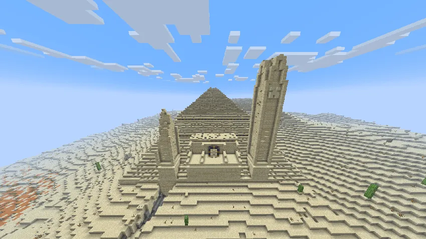 Big Globe - YUNG's Better Desert Temples — скриншот 2 (Дата-паки, Minecraft)