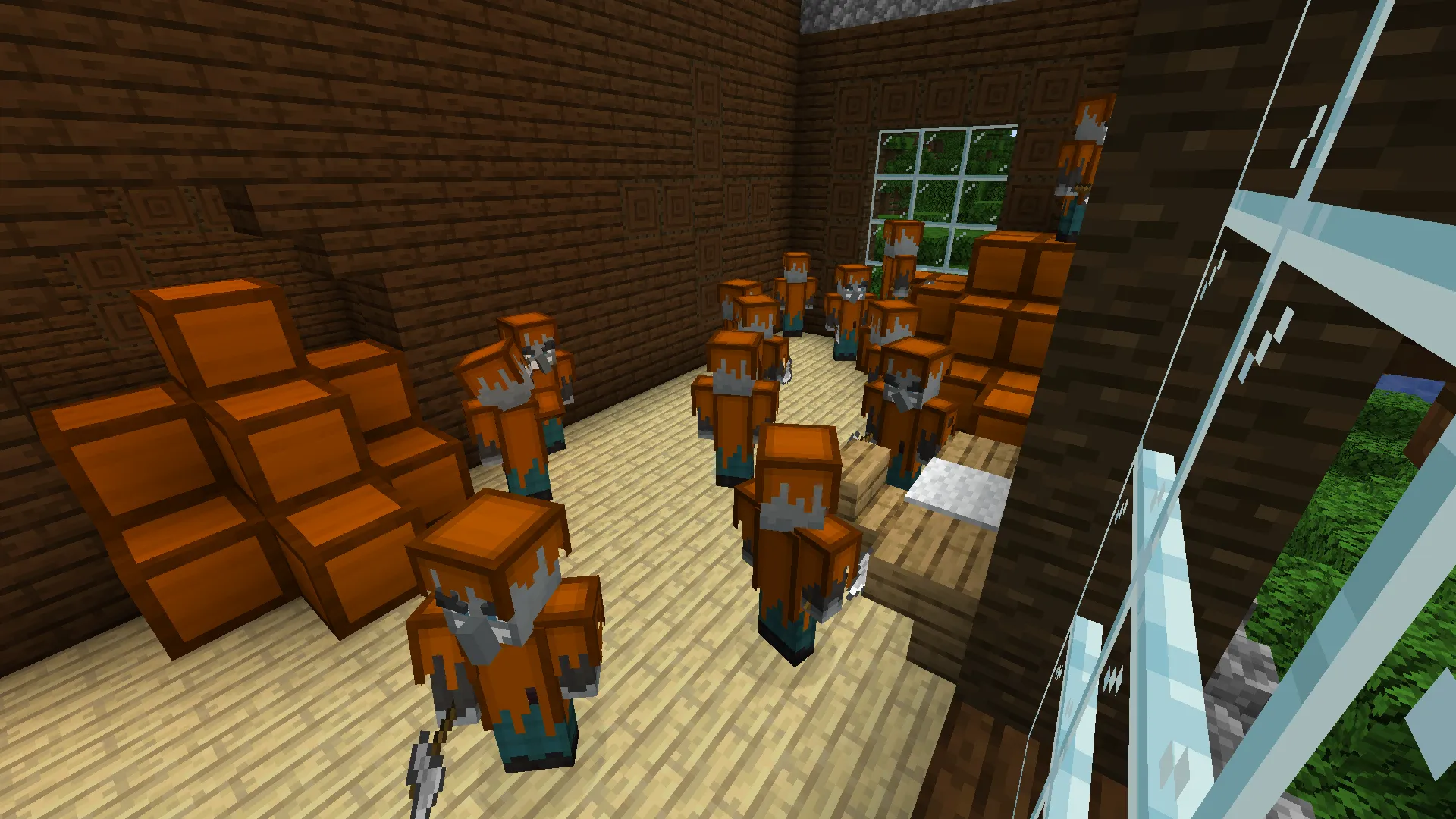 Illager and workers, Моды, Minecraft
