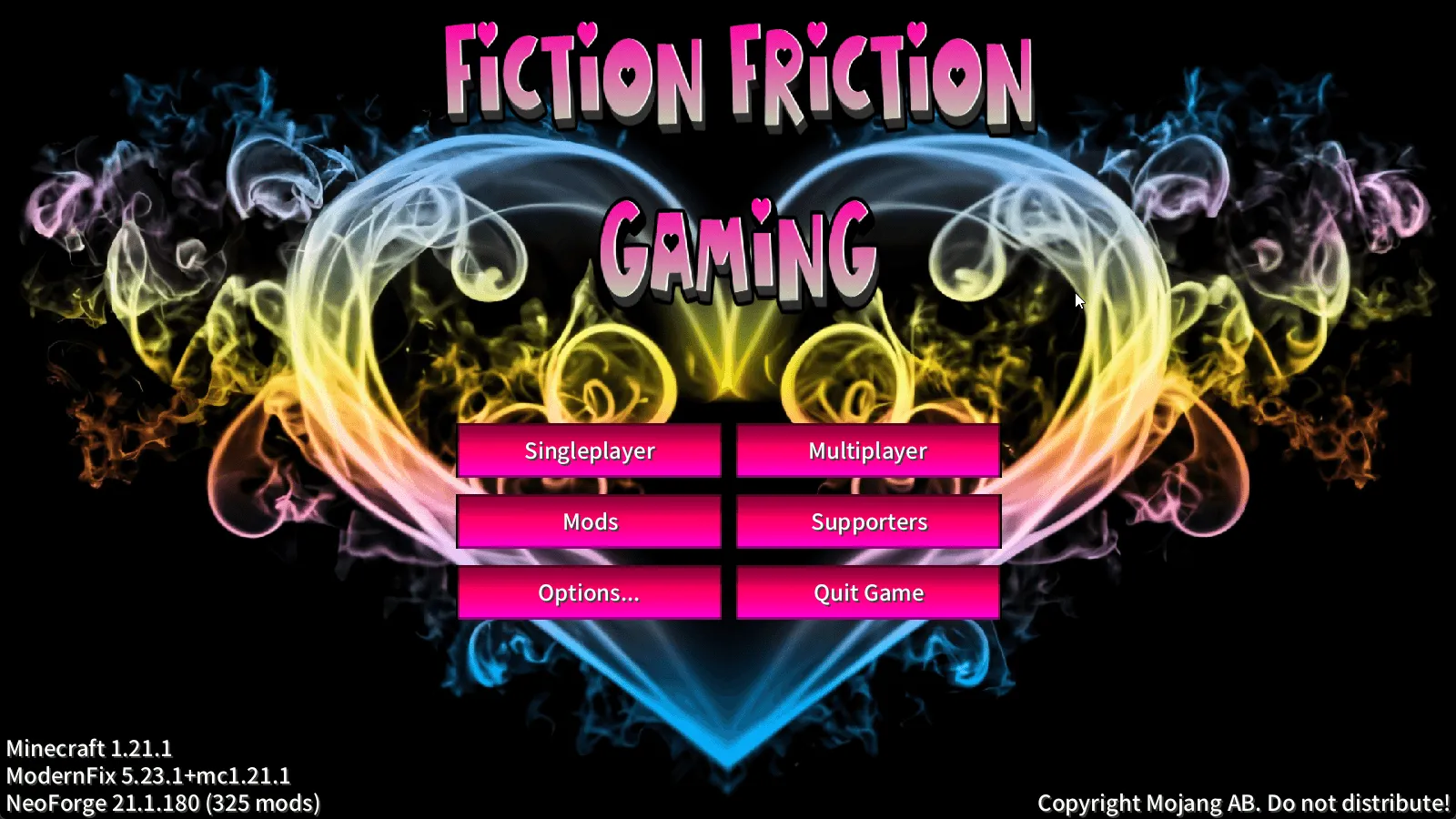 Fiction Friction Gaming, Модпаки, Minecraft