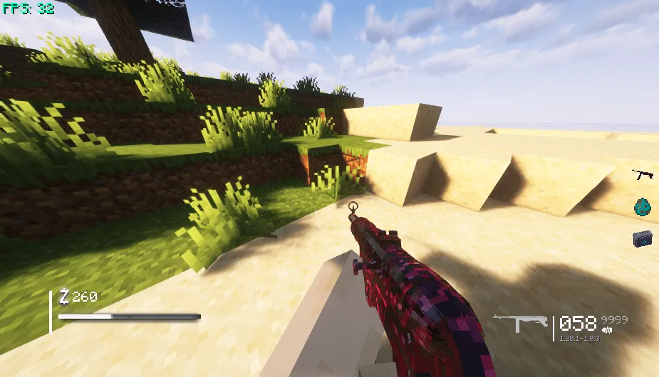 Cold War Hud ( + zombie point count), Моды, Minecraft