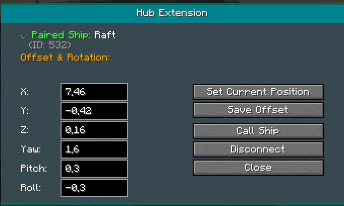 VS: Ship Retrieval Service, Моды, Minecraft