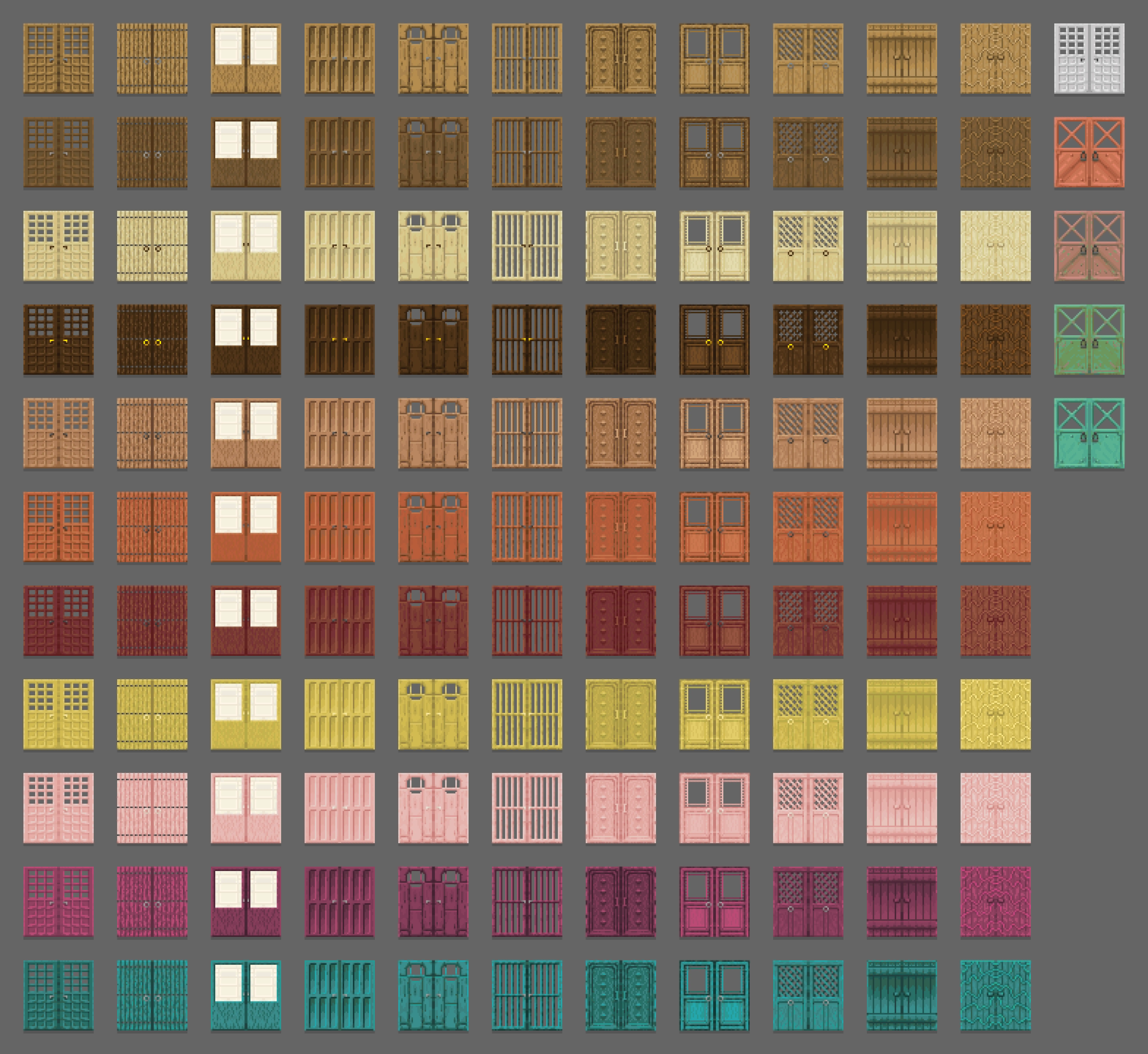 Different Doors, Моды, Minecraft