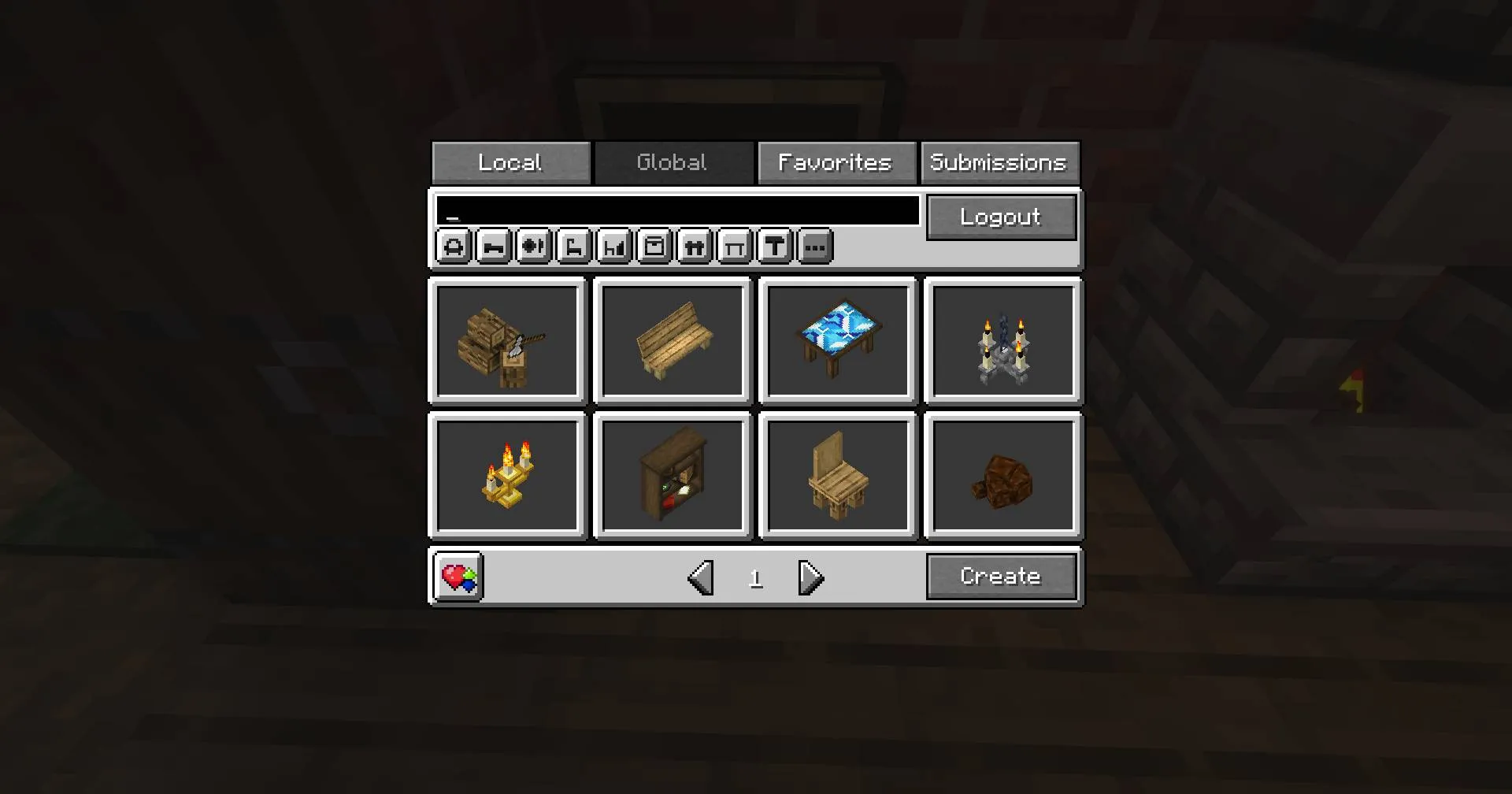 Immersive Furniture — скриншот 3 (Моды, Minecraft)