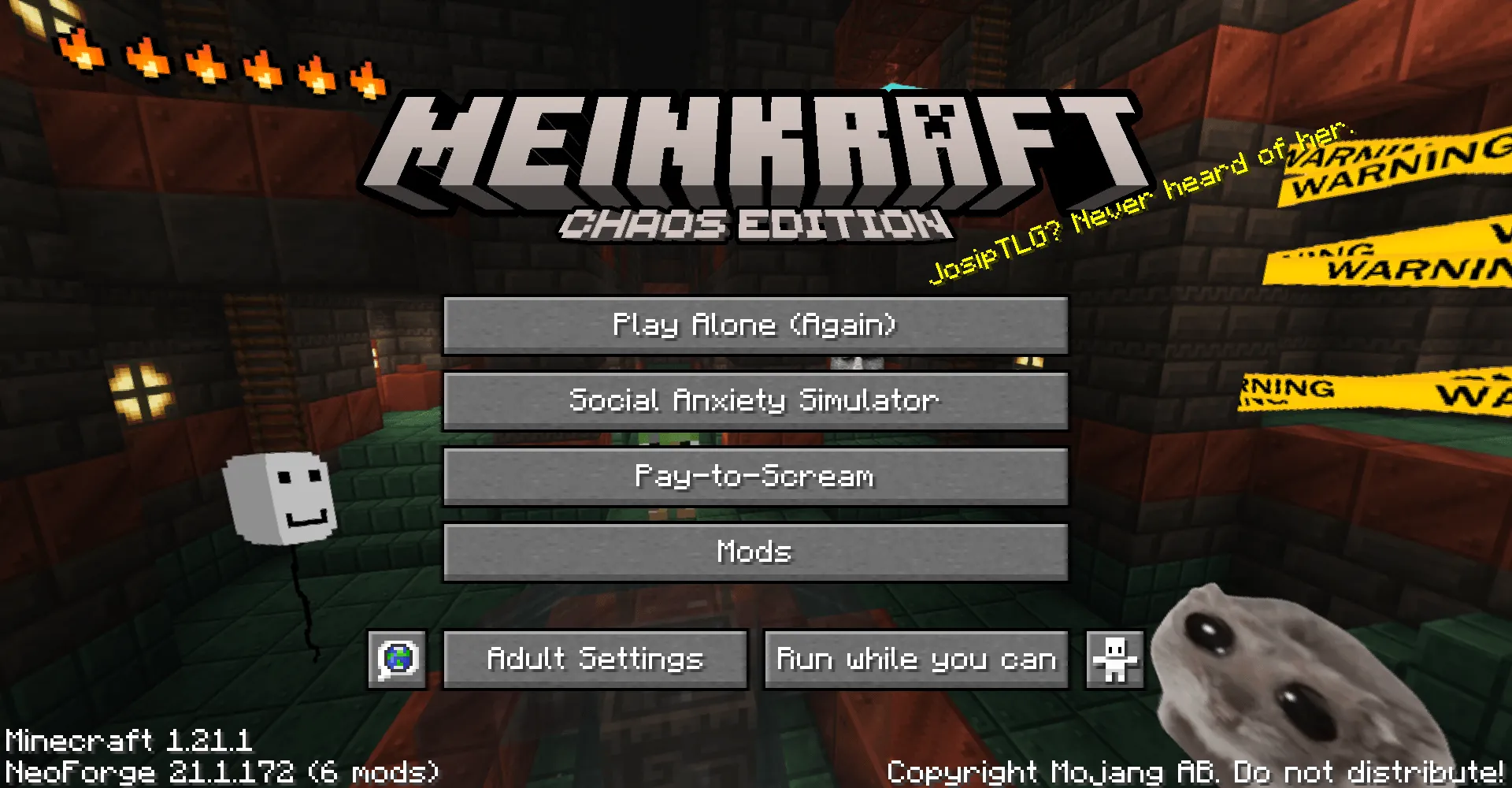 Pure Chaos, Моды, Minecraft