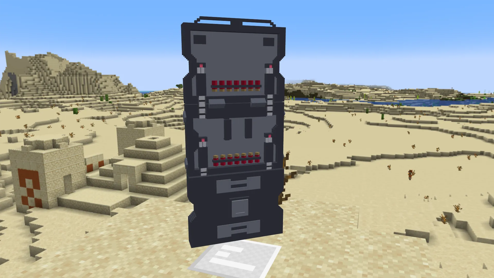 Blue Archive Takanashi Hoshino Iron Horus Shield — скриншот 5 (Текстуры, Minecraft)
