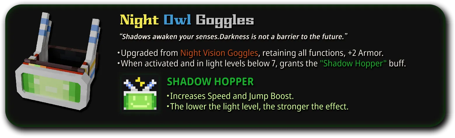 Calypso's Night Vision Goggles — скриншот 4 (Моды, Minecraft)