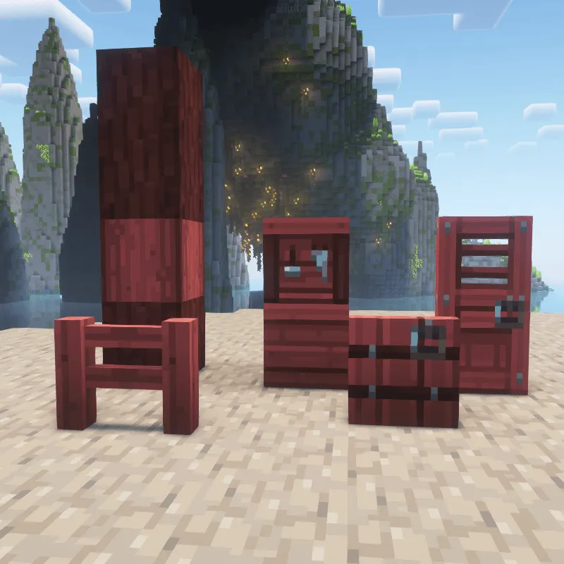 Whimscape x Oh The Biomes We've Gone — скриншот 8 (Текстуры, Minecraft)