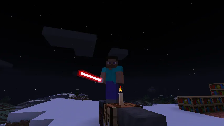 ToLaserBlade (Fabric) — скриншот 2 (Моды, Minecraft)
