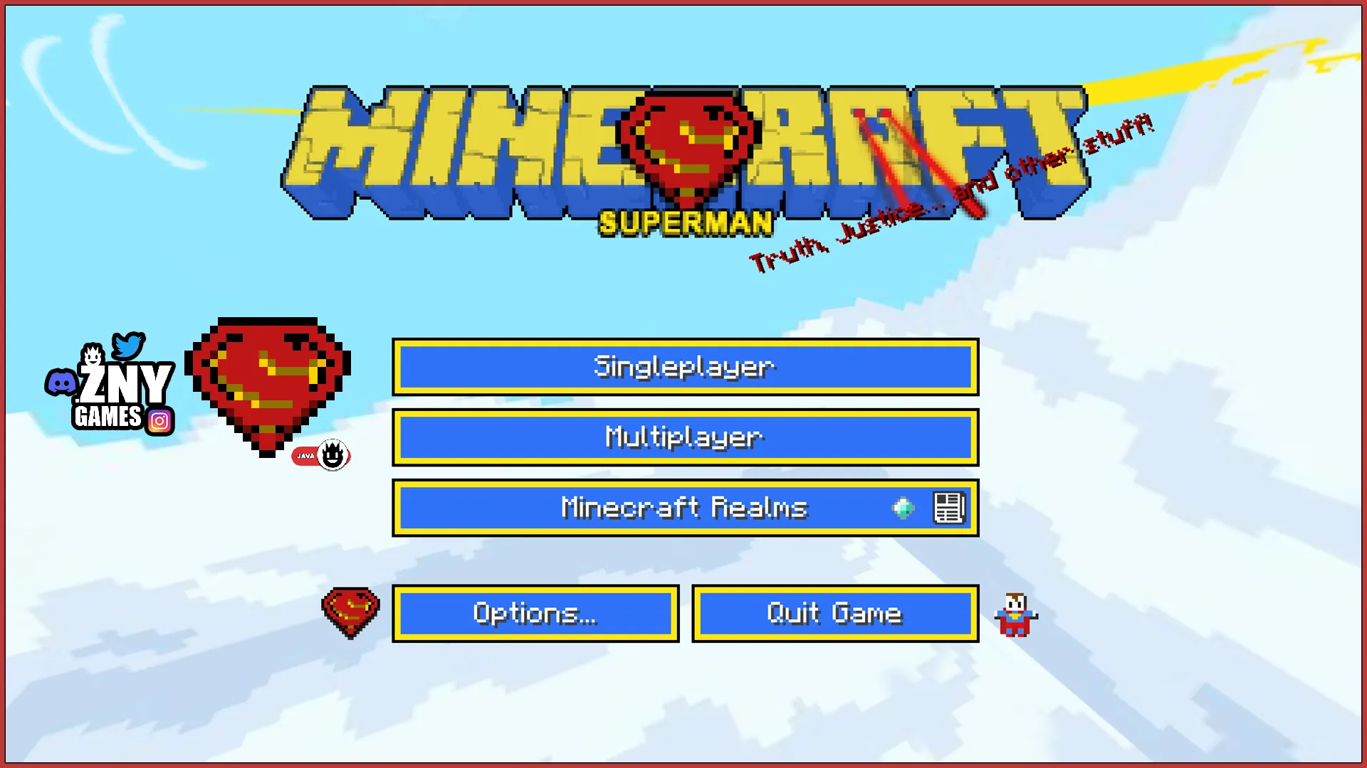 Superman — скриншот 5 (Текстуры, Minecraft)