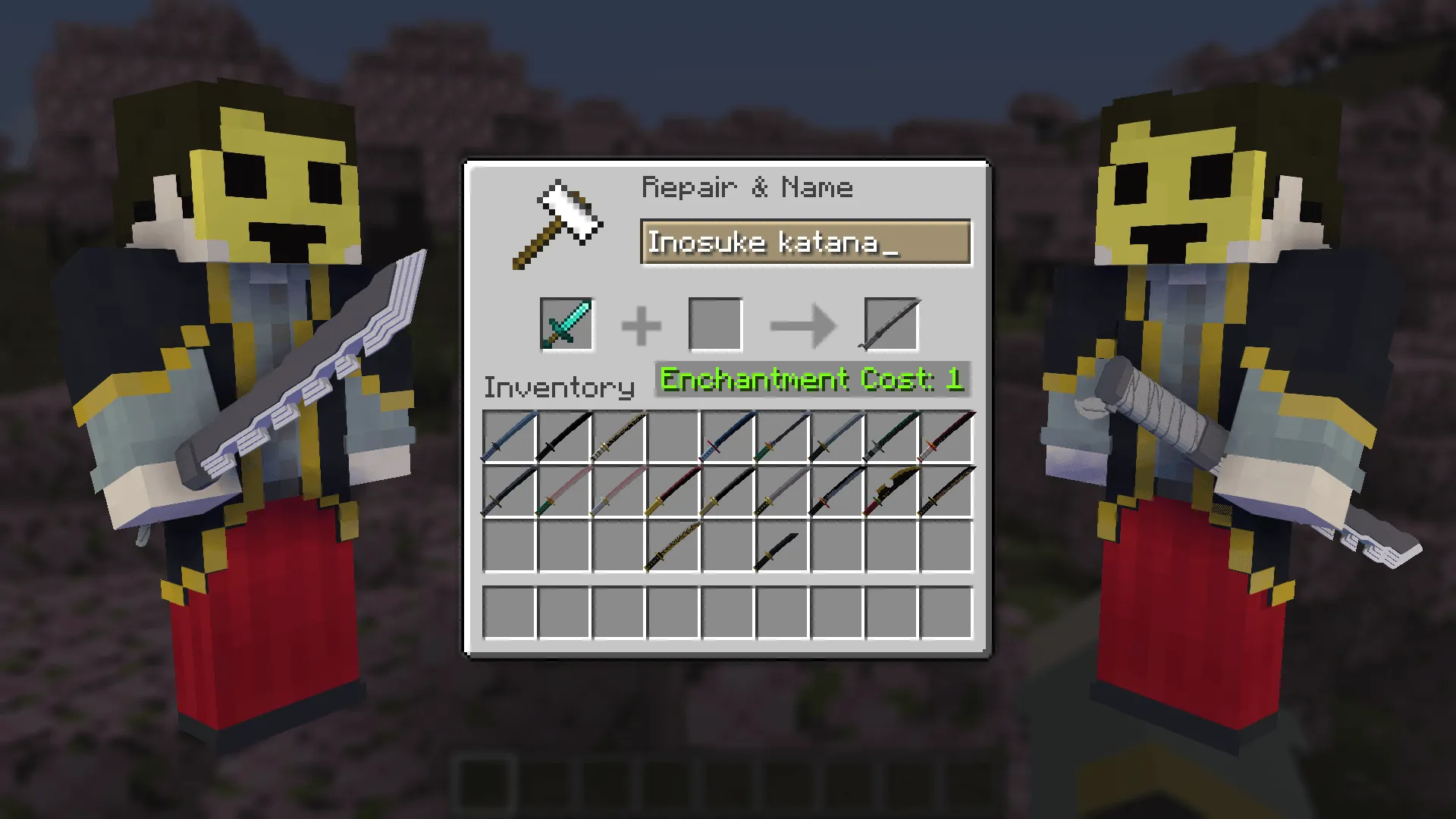 Demon slayer full pack — скриншот 5 (Текстуры, Minecraft)