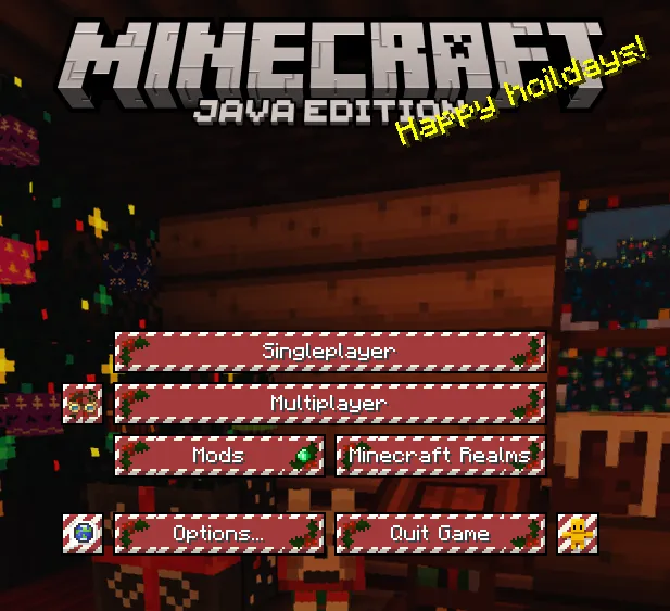 Christmas GUI — скриншот 2 (Текстуры, Minecraft)