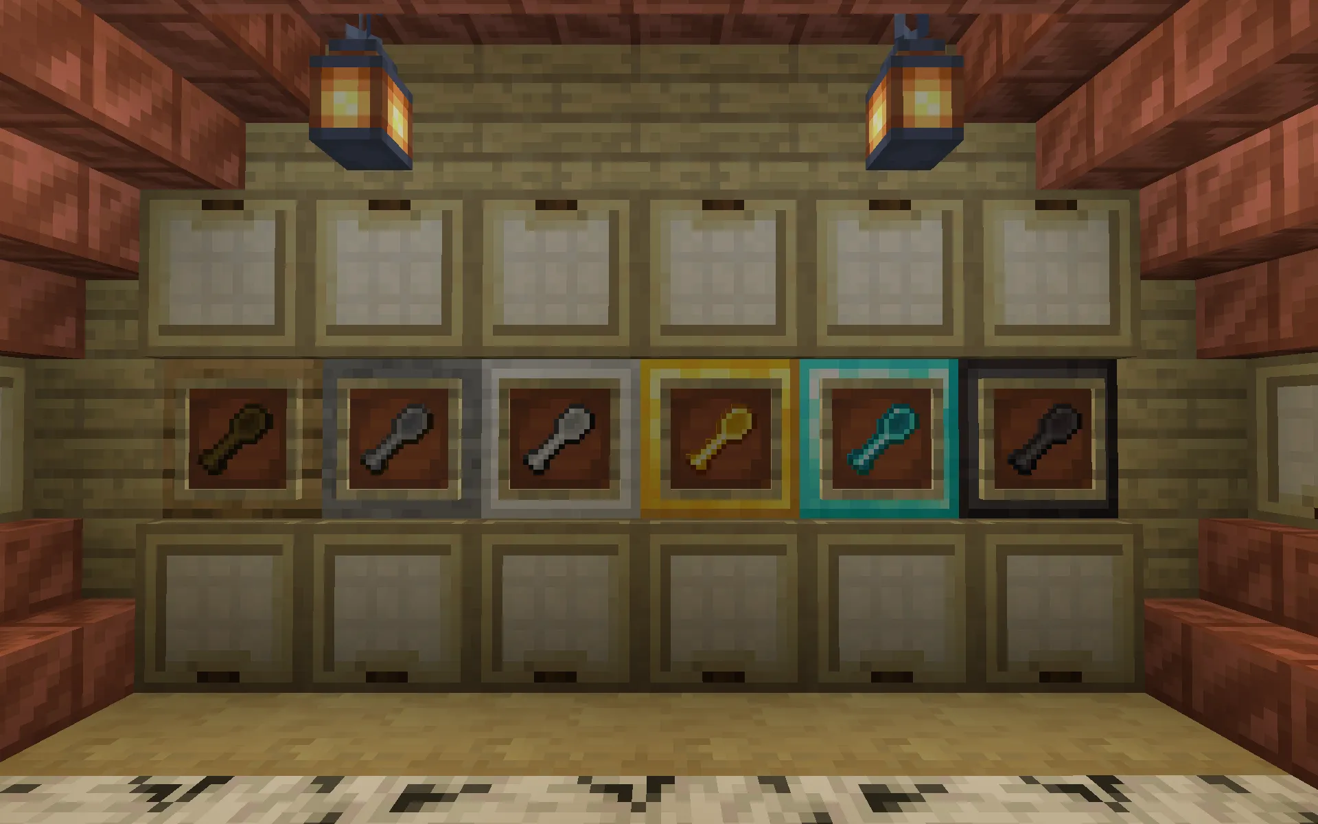 Spoons Over Shovels, Текстуры, Minecraft