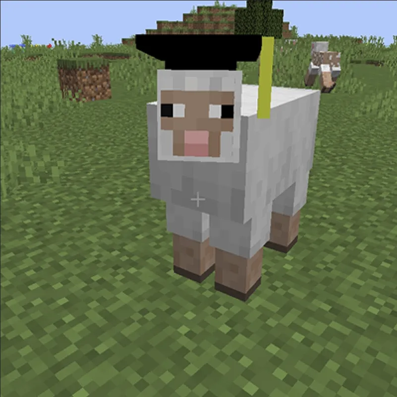 Sheep with graduation caps — скриншот 2 (Текстуры, Minecraft)