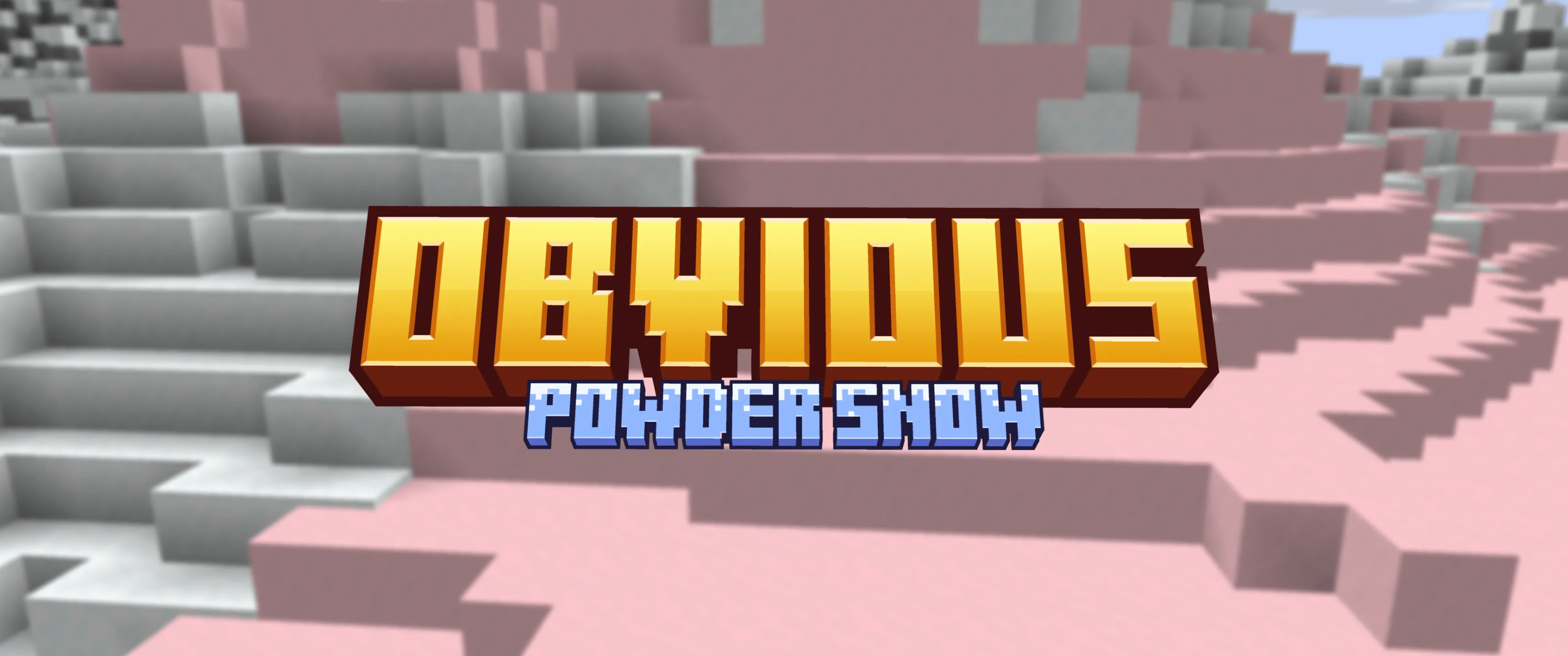 Obvious Powder Snow — скриншот 3 (Текстуры, Minecraft)