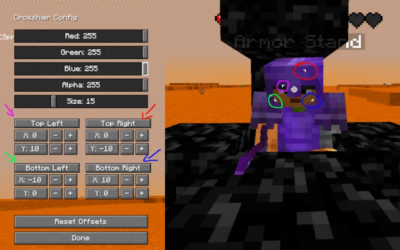 Better Crosshair Indicator, Моды, Minecraft