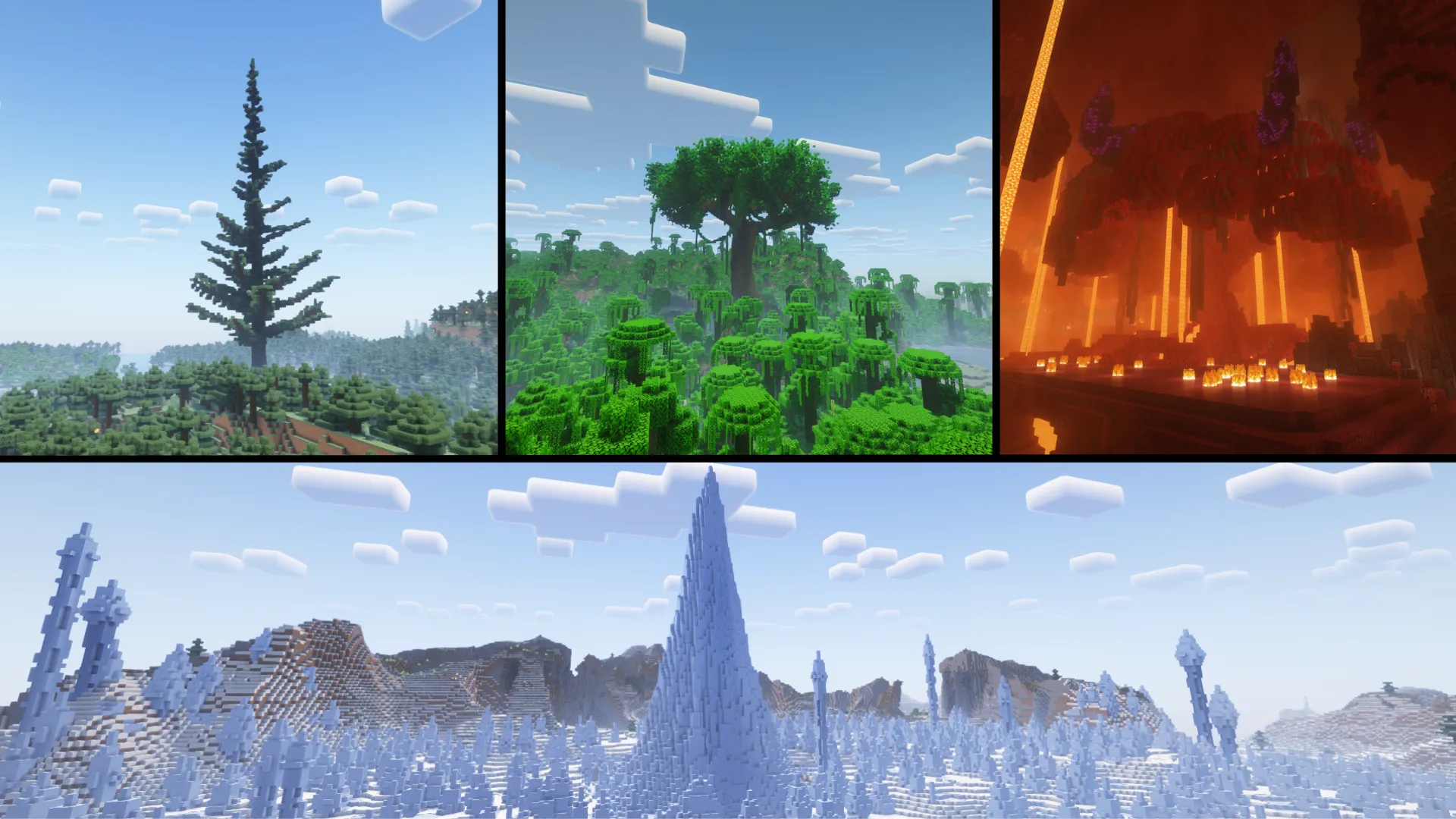 Giant Natural Additions, Моды, Minecraft