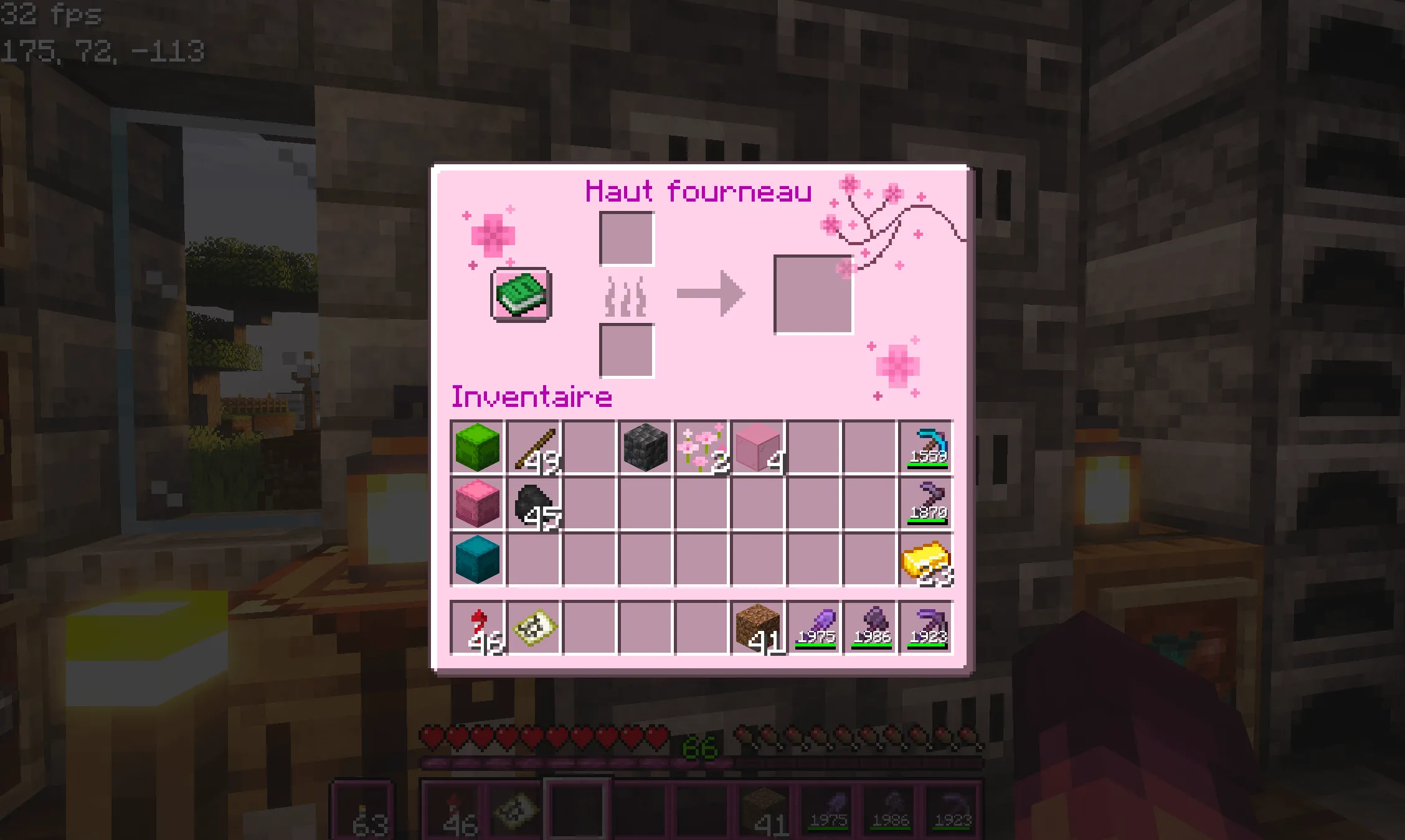Cherry Blossom GUI — скриншот 7 (Текстуры, Minecraft)
