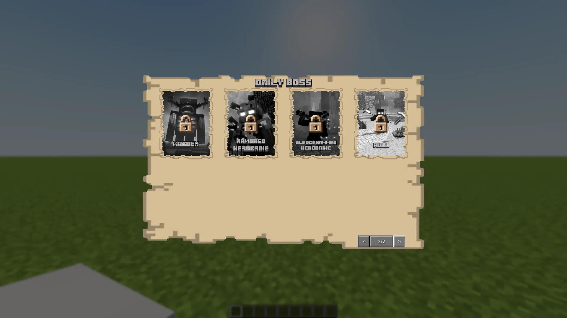 Daily Boss x Annoying Villagers — скриншот 2 (Моды, Minecraft)