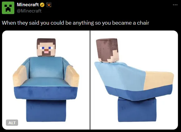 Steve Chair — скриншот 4 (Моды, Minecraft)