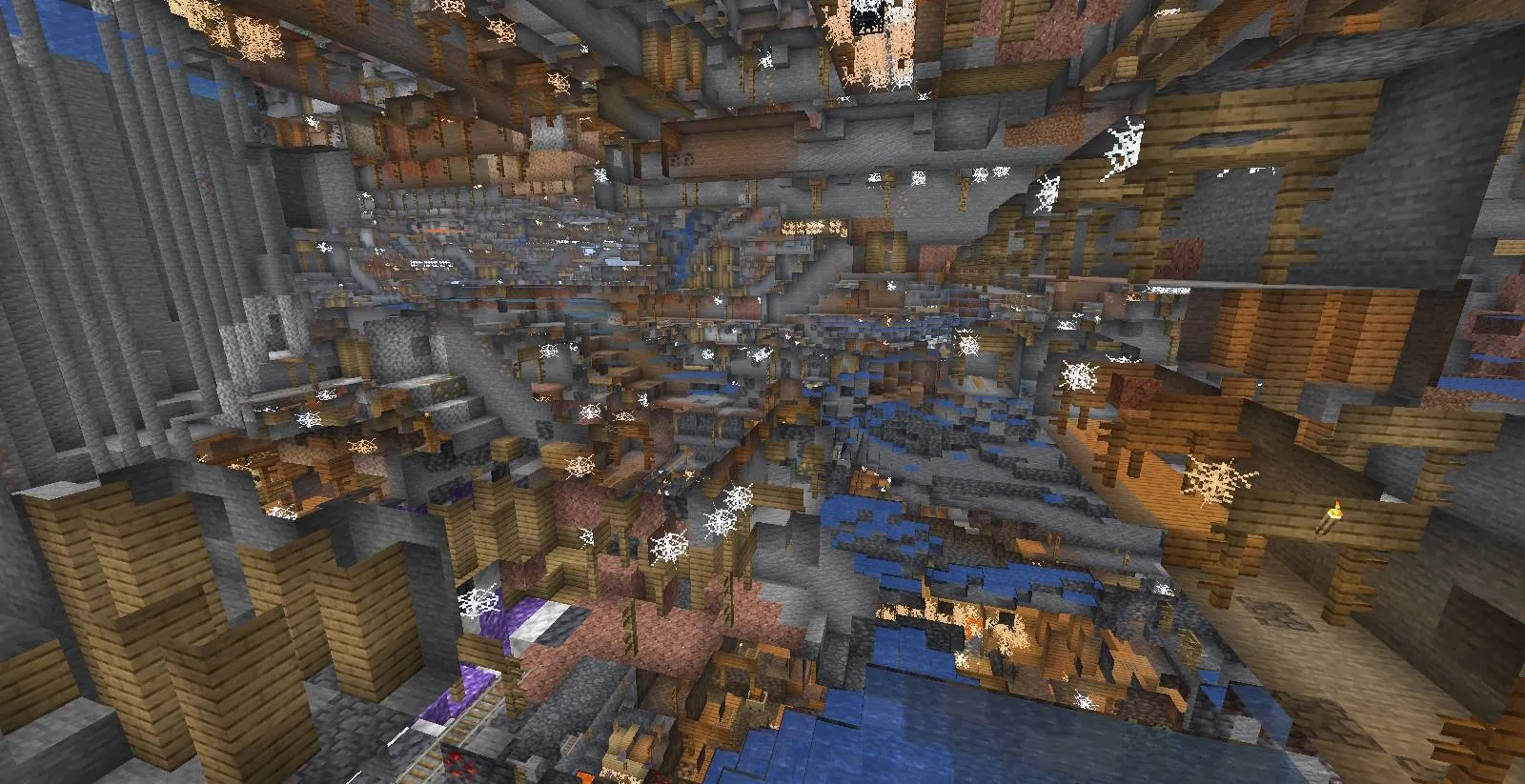 [WorldGen] Mineshaft Overgrowth! — скриншот 2 (Дата-паки, Minecraft)