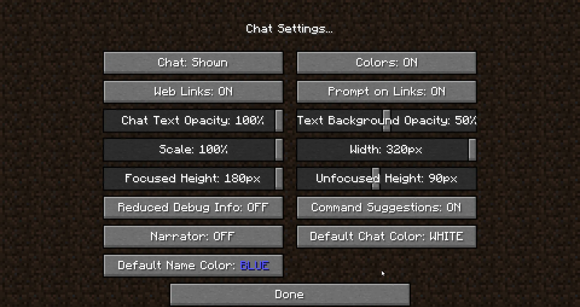 Chat Accessibility [FABRIC/FORGE], Моды, Minecraft