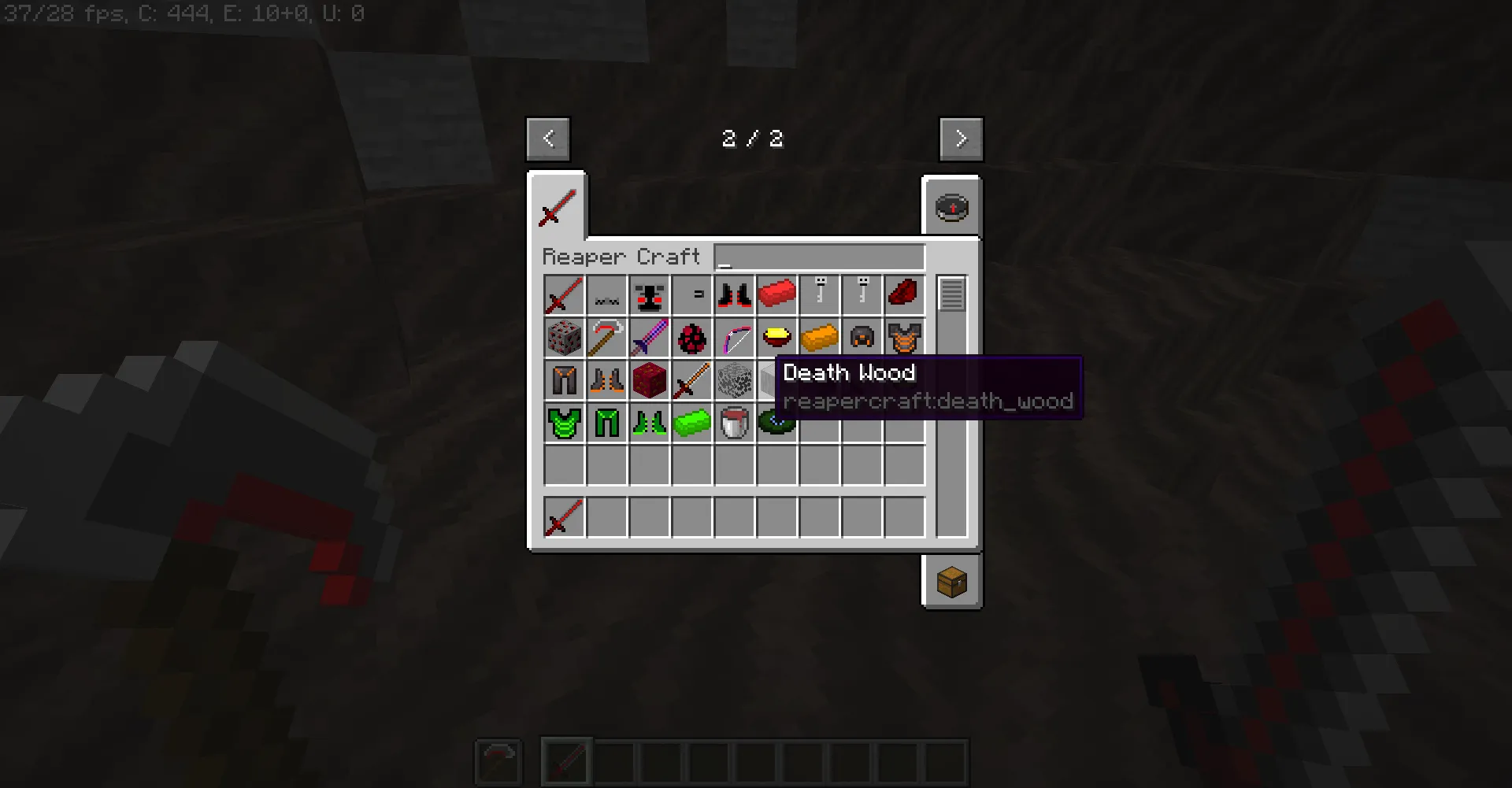 Reaper Craft, Моды, Minecraft