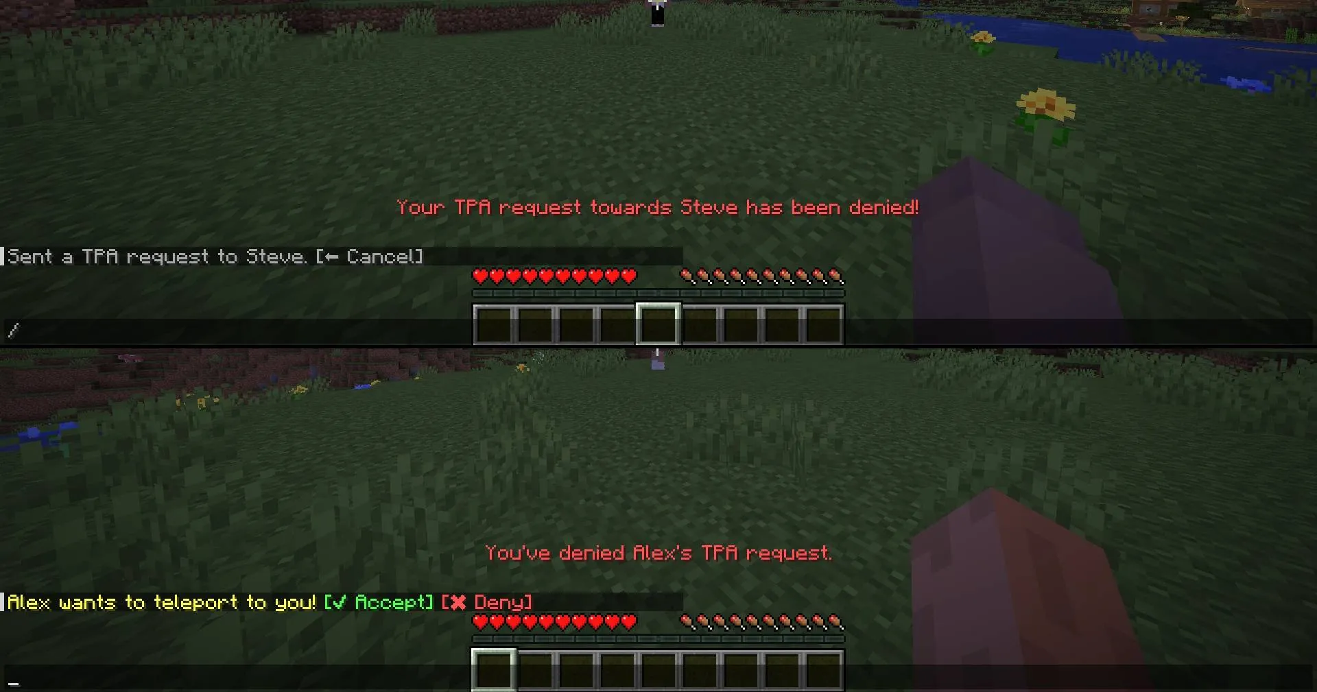 TPAsk — скриншот 3 (Плагины, Minecraft)