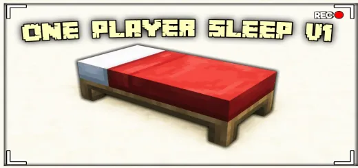 Single Player Sleep – Skip Night Easily, Дата-паки, Minecraft