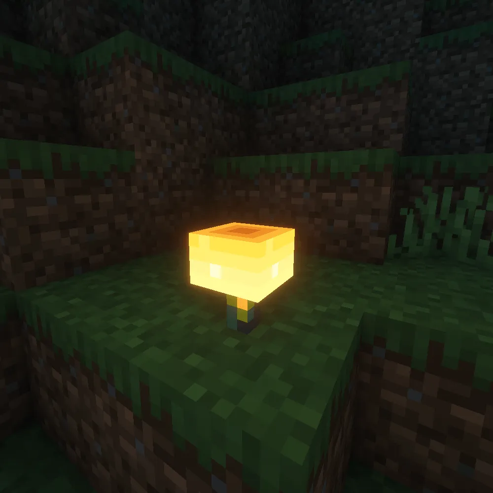 Brunozamp's Glowing Mushrooms, Текстуры, Minecraft