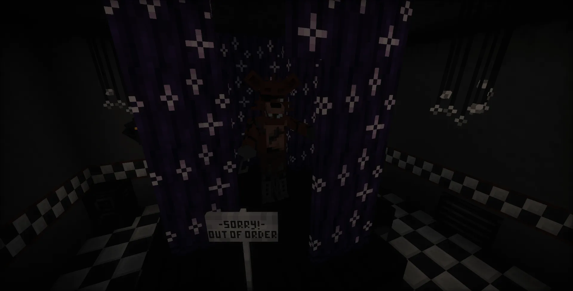 Fnaf 1 pizzeria world, Карты, Minecraft