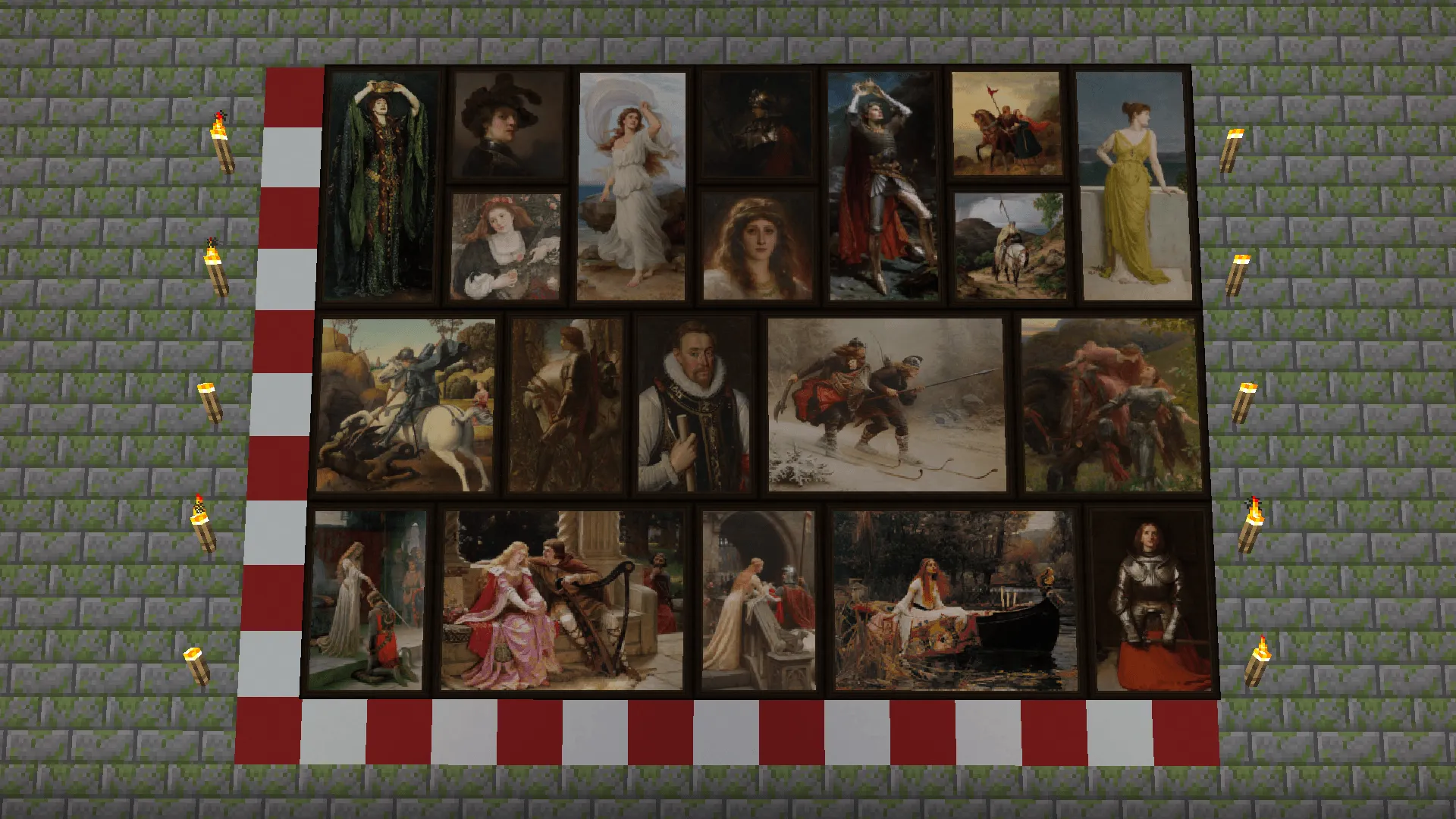 Frog's Medieval Paintings — скриншот 3 (Моды, Minecraft)