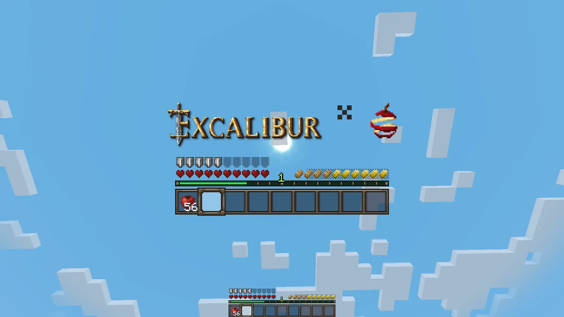 Excalibur x AppleSkin addon, Текстуры, Minecraft