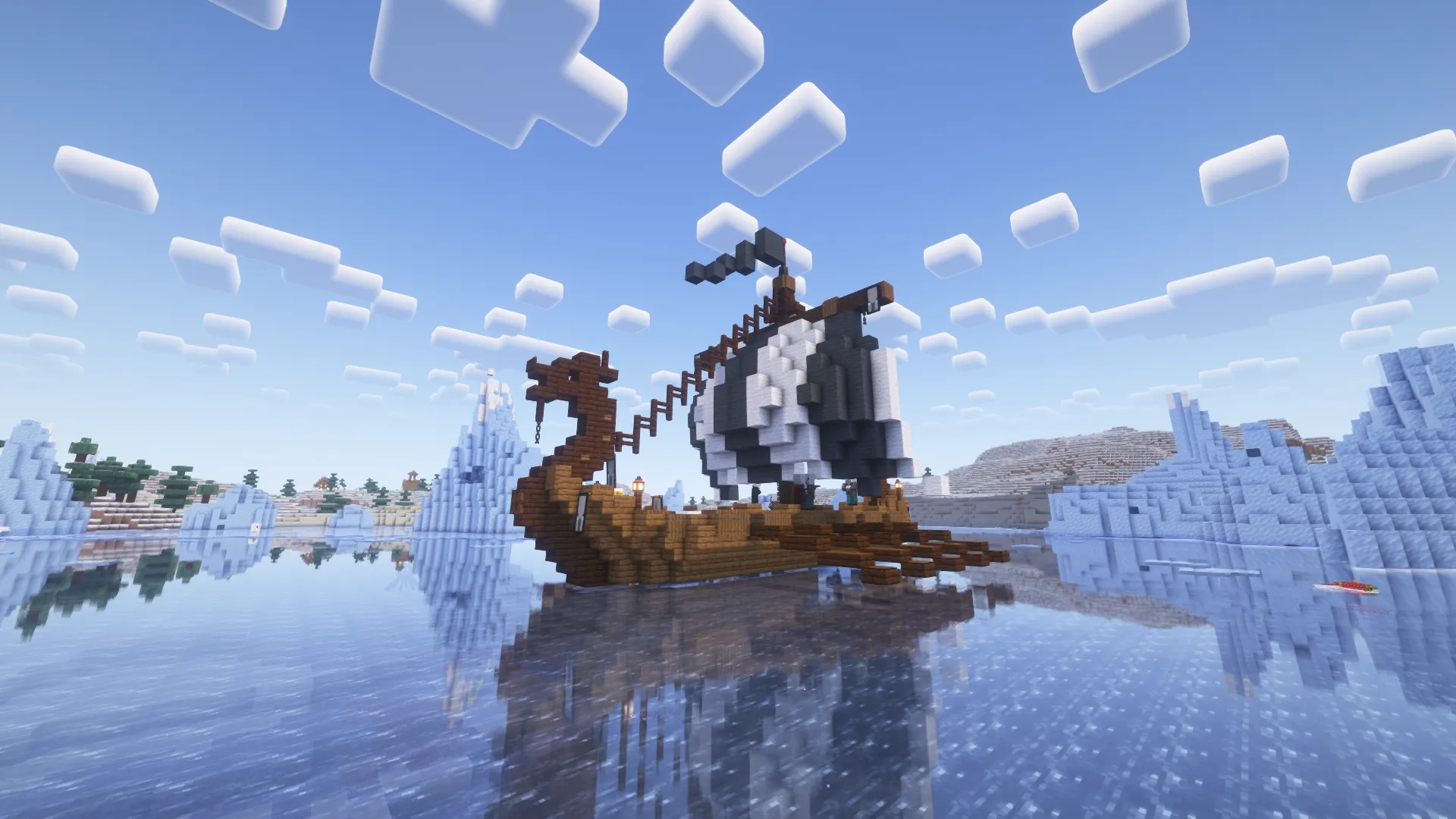 Illager Viking Longship, Моды, Minecraft