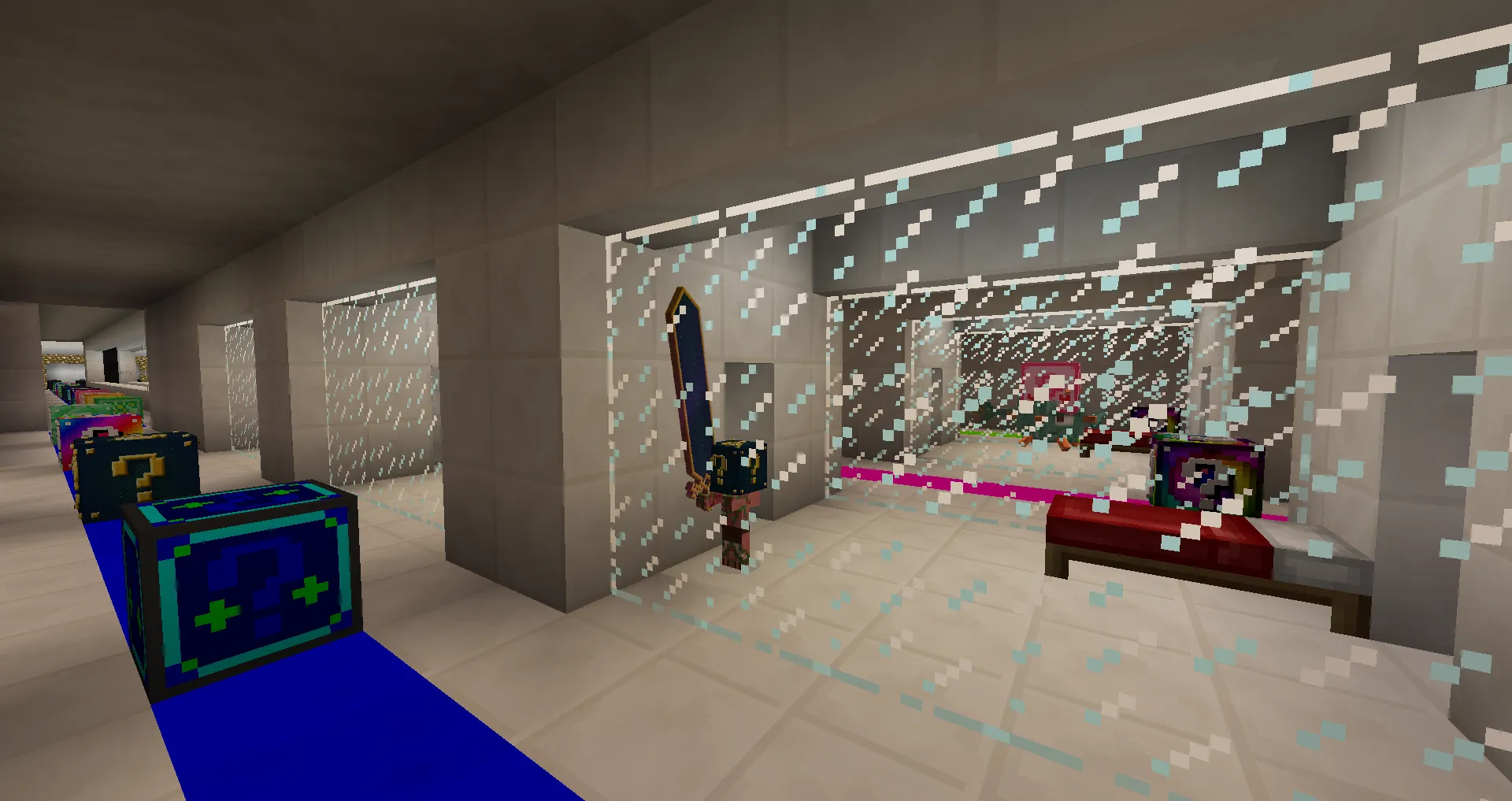 The Luckiest Block - Lucky Block Race Map, Карты, Minecraft