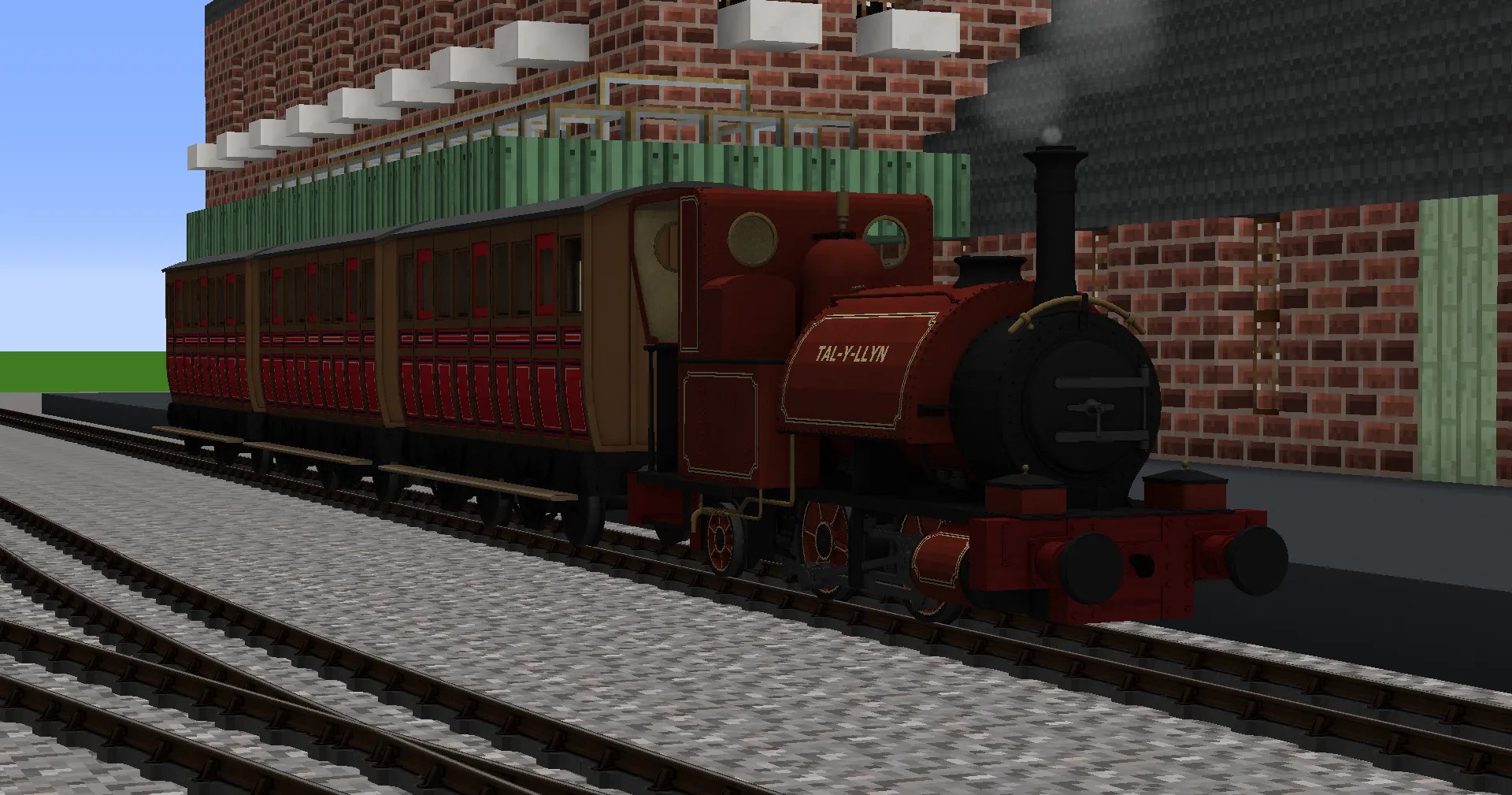 Harry's British Locomotives: Talyllyn Tidbits — скриншот 1 (Текстуры, Minecraft)