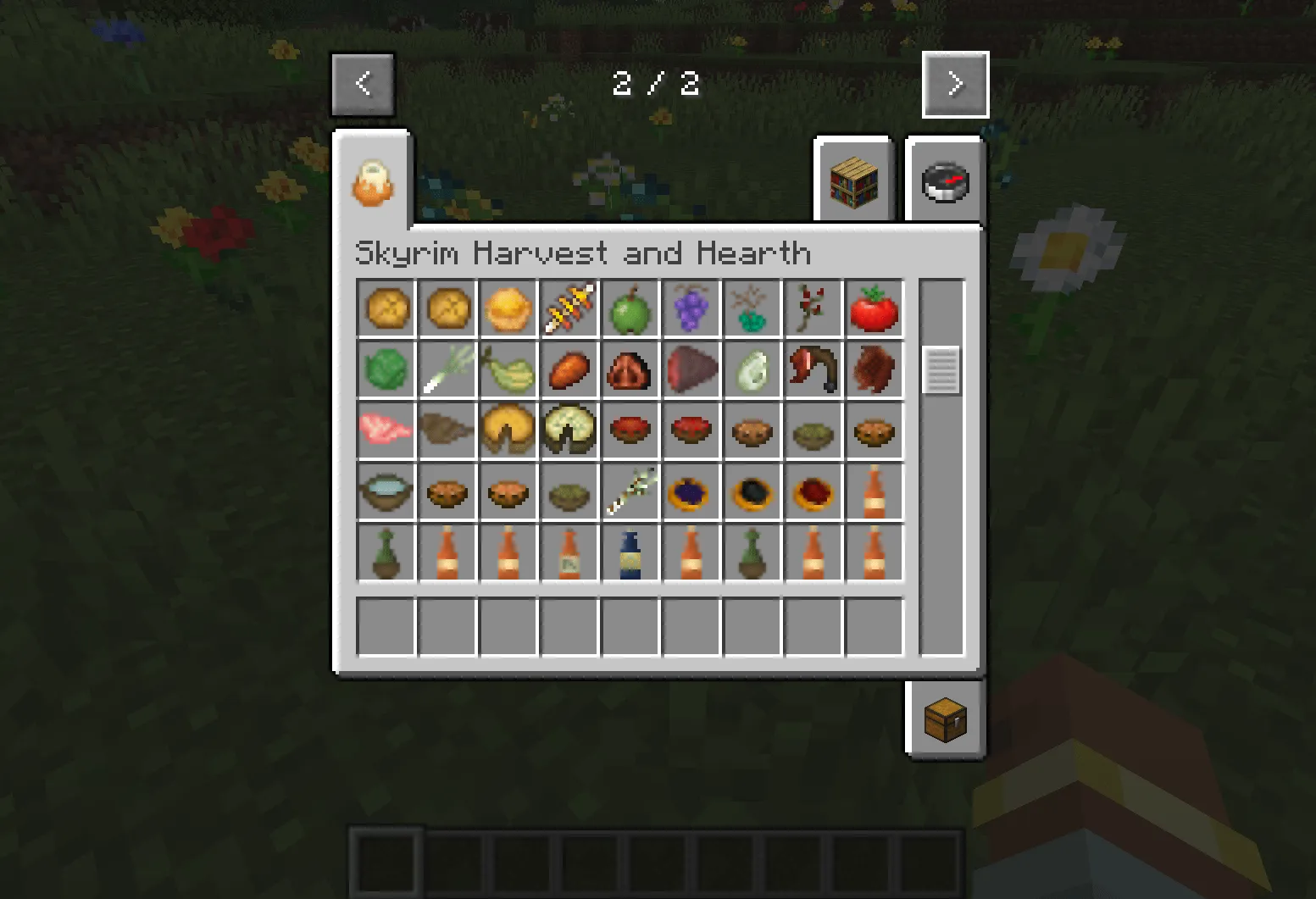 Skyrim Harvest and Hearth, Моды, Minecraft