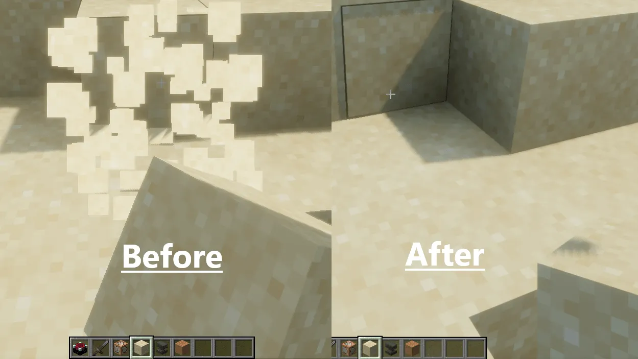 Zero Particles, Текстуры, Minecraft