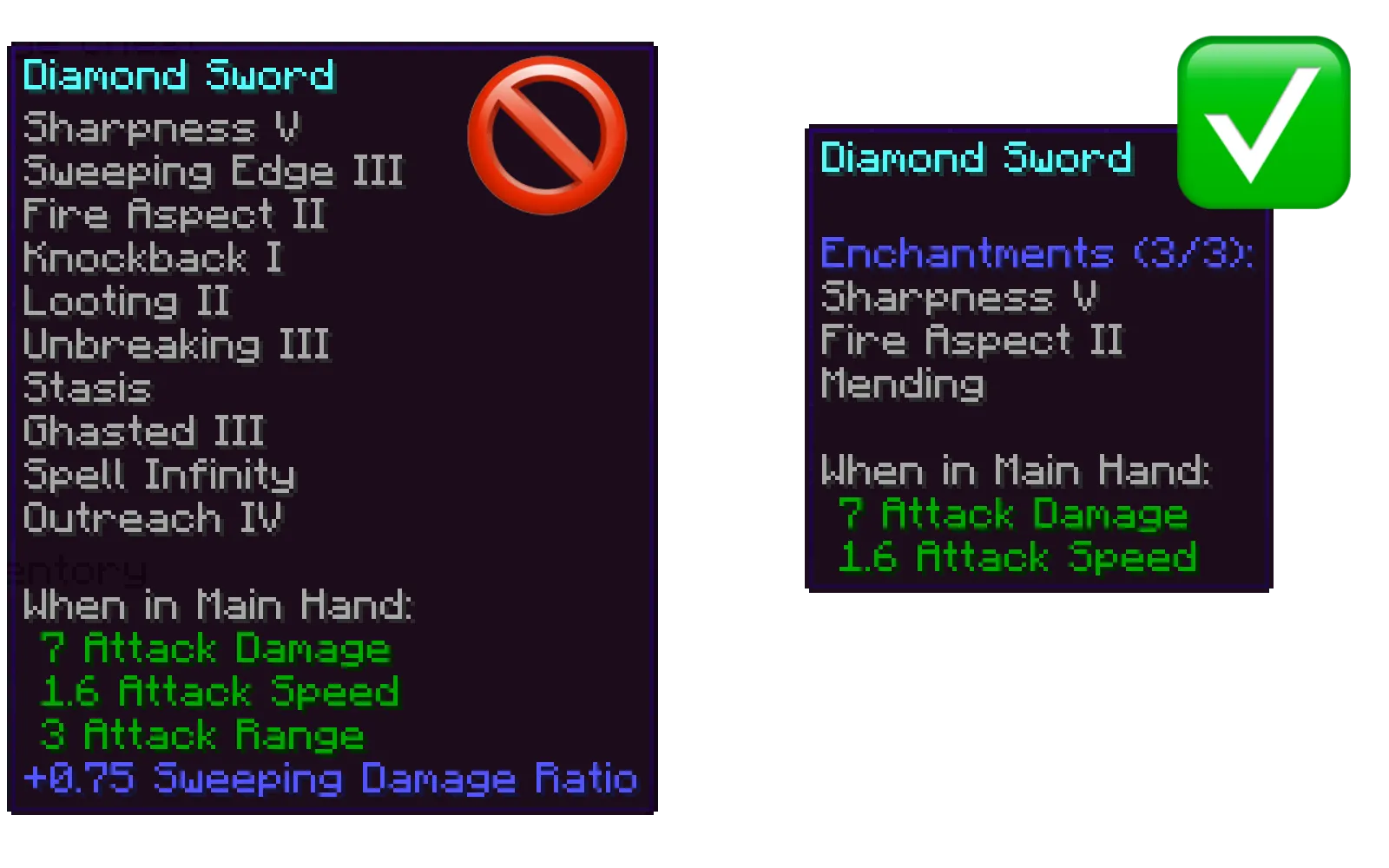 Enchant Limiter (RPG Tweaks), Моды, Minecraft