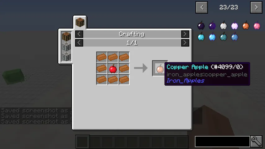 Iron Apples, Моды, Minecraft
