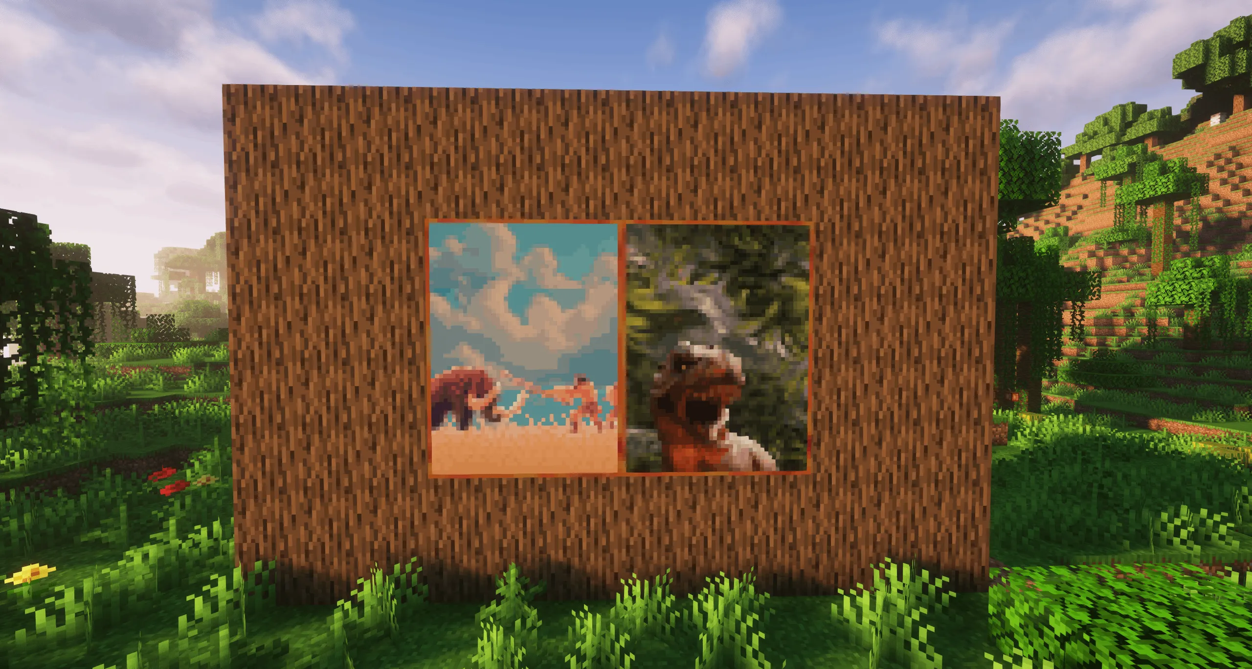 Prehistoric Paintings - Dinosaurs, Landscapes..., Моды, Minecraft