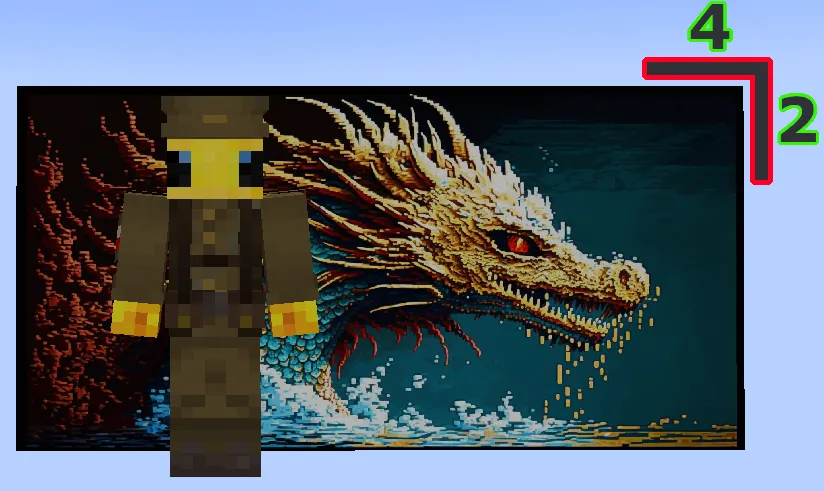 various AI paintings, Моды, Minecraft